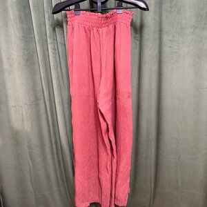 New In Coral Wide-Leg Pants - Size L